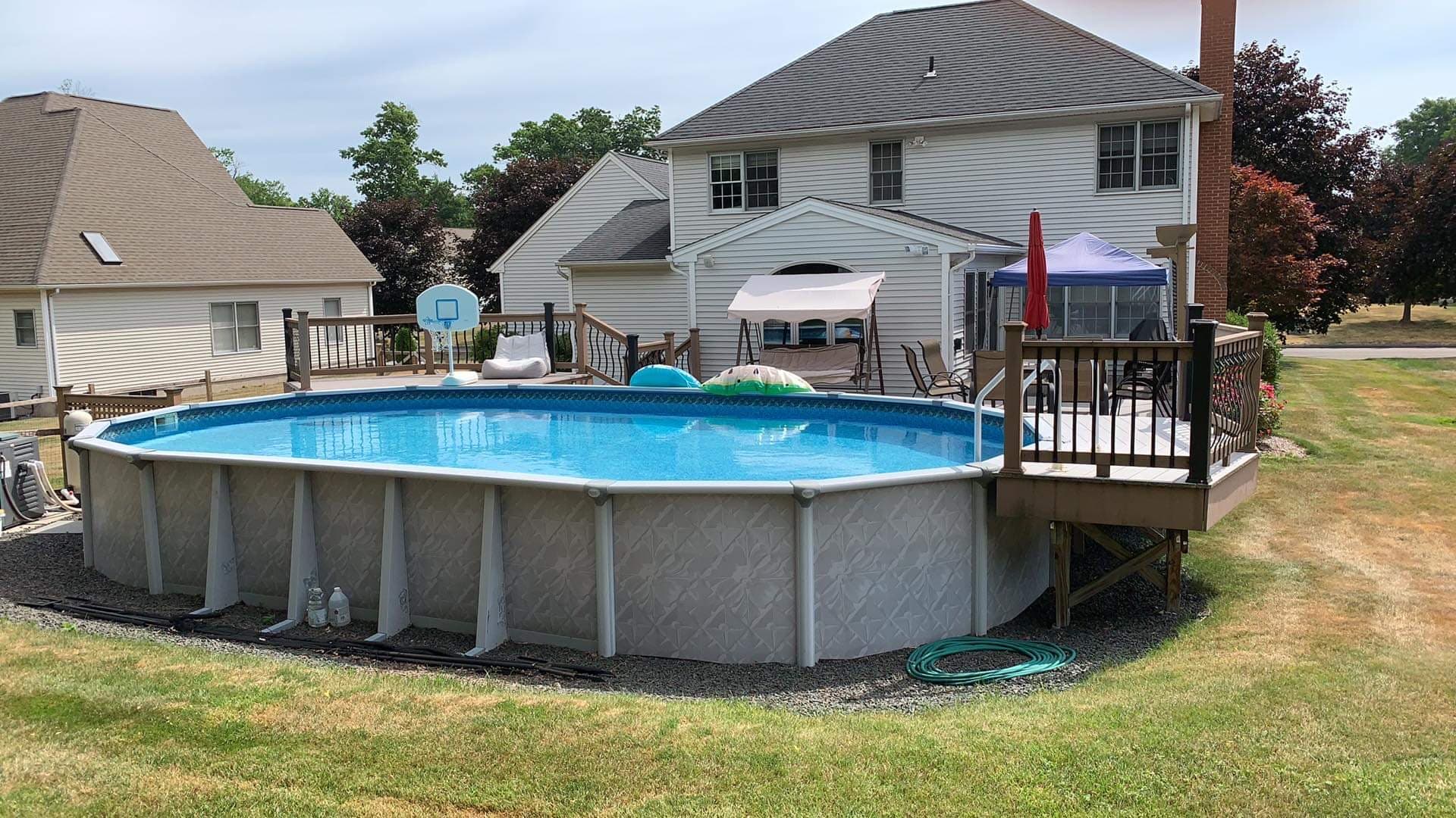 Aboveground Pool Build - Ryan